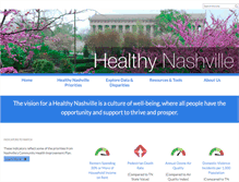 Tablet Screenshot of healthynashville.org